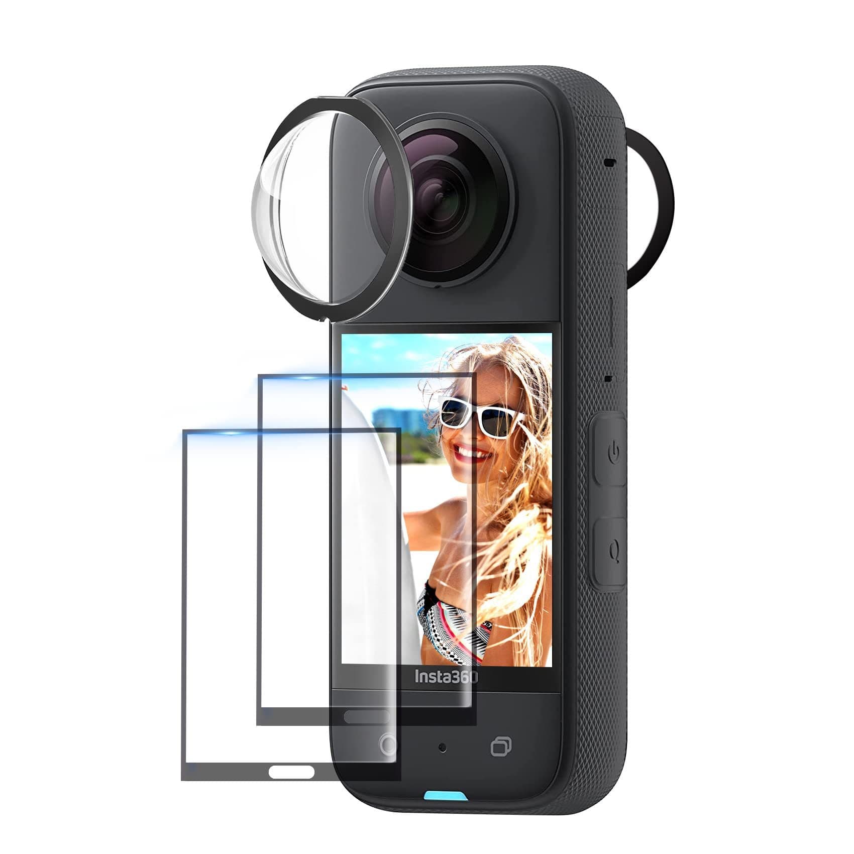 Shadowstone insta360 oneX3 tempered film adhesive protective mirror film protective film HD screen accessories