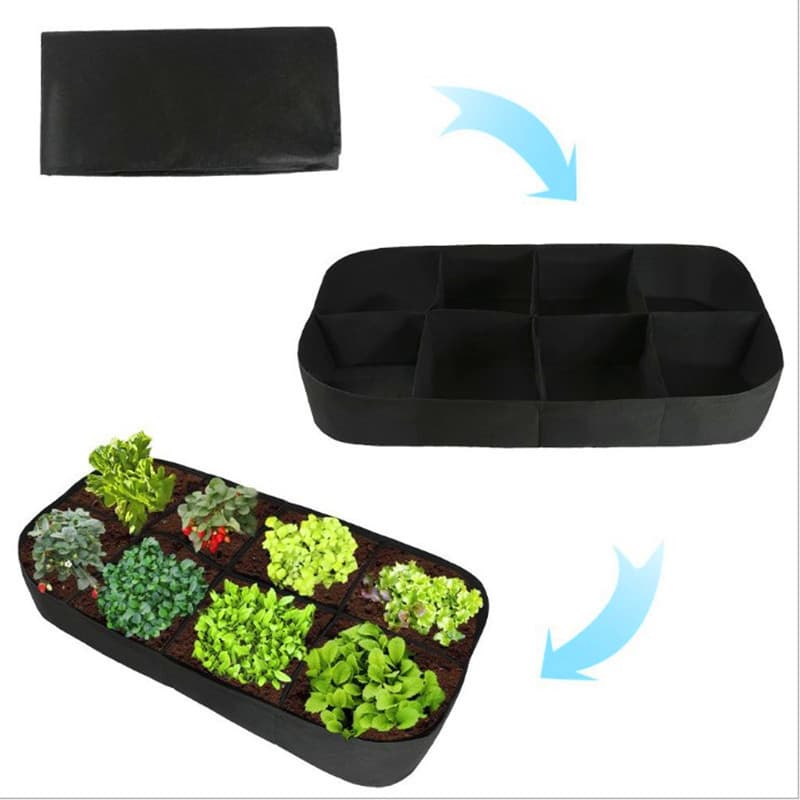 Cross-border Drop Shipping Felt Grow Bags Plant Growth Cultivation Bags Tree Planting Bags Corrosion-Resistant Nursery Bags Wholesale