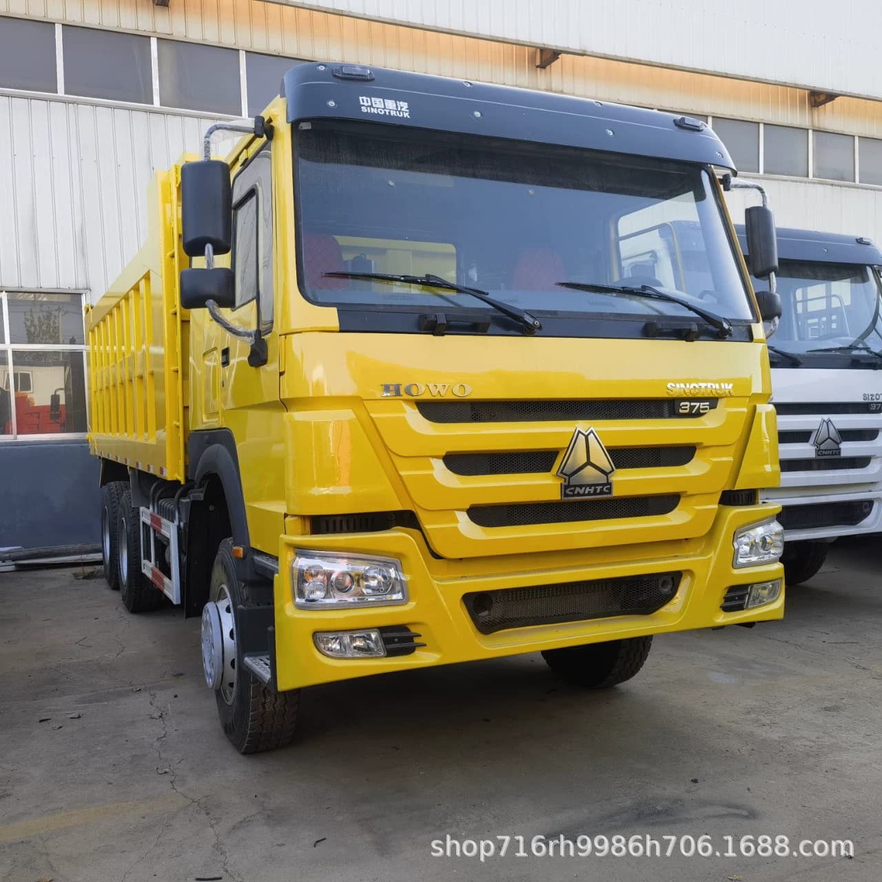Howo G5X 6.8 Meter Dump Truck Rear Eight Dump Truck Used Shacman DeLong F3000 Tractor