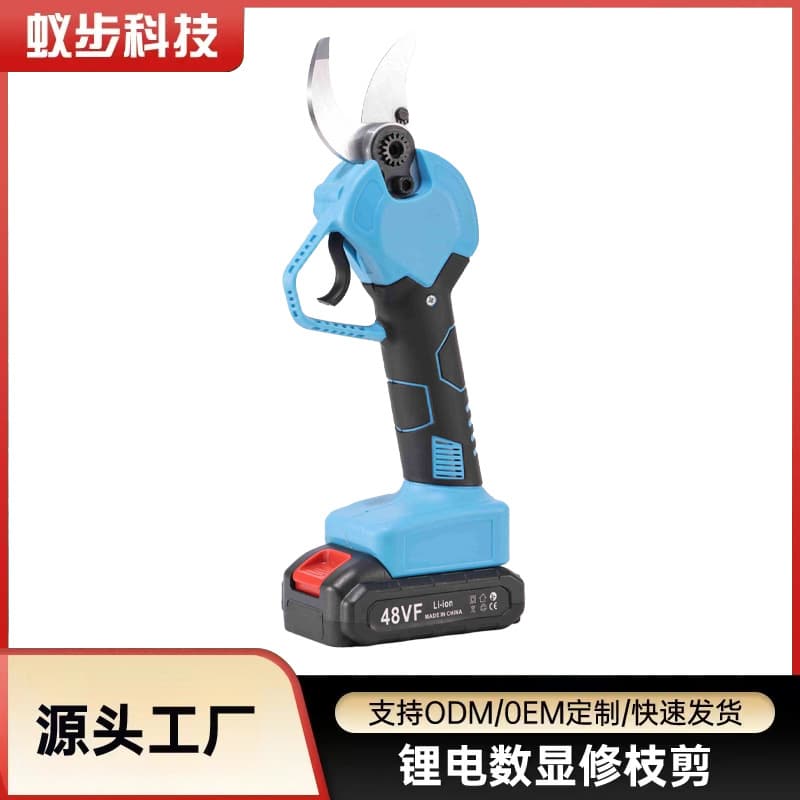 Cross-Border Lithium Battery Scissors, Garden Orchard Electric Scissors, Household High-Power Garden Tools, Pruning Shears, Branch Cutting Tools