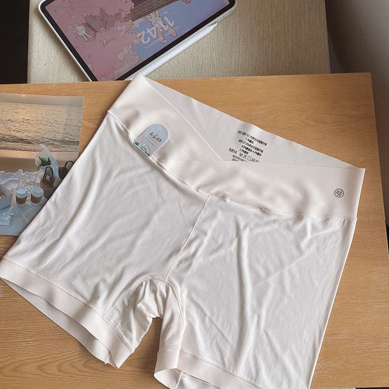 Maternity safety pants anti-exposure leggings underwear two-in-one shorts summer thin breathable low-waist boxer briefs for women