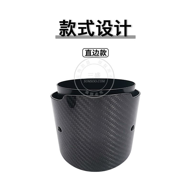 Car Exhaust Tip for Suzuki Swift Modification Decoration, Exhaust Pipe Tail Pipe Muffler Carbon Fiber Exhaust Tip