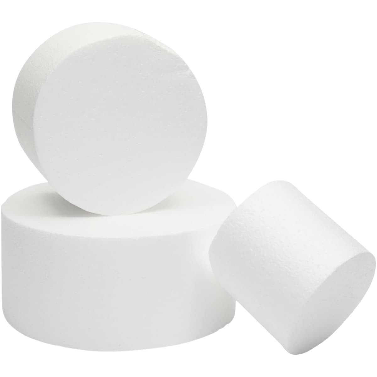 DIY Craft Foam Cylinder Teaching Geometry Cake Model Handmade Accessories Polystyrene Foam