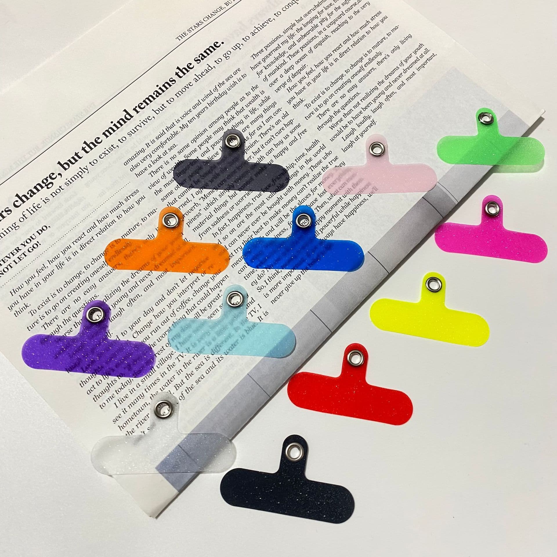 Factory Stock New Lanyard Gasket, Phone Case Patch, Colorful Lanyard Clip, Frosted Transparent Clip Wholesale