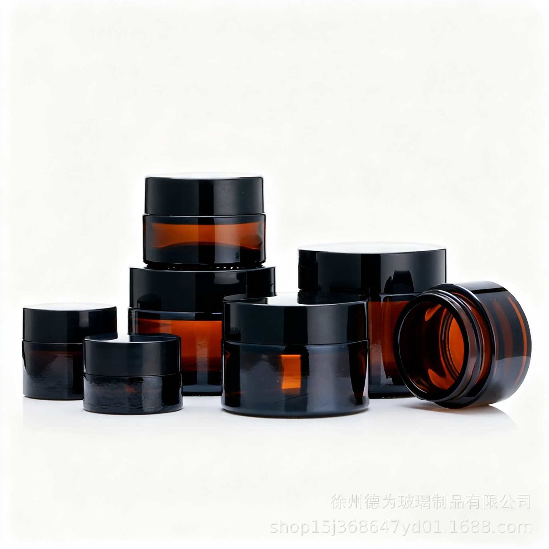 Face Cream Bottles, Refillable Bottles, Glass Cream Jars, Eye Cream Containers, Candle Holders, Empty Bottles, Sealed Containers, Portable Bottles, Heat-Resistant Glass Bottles