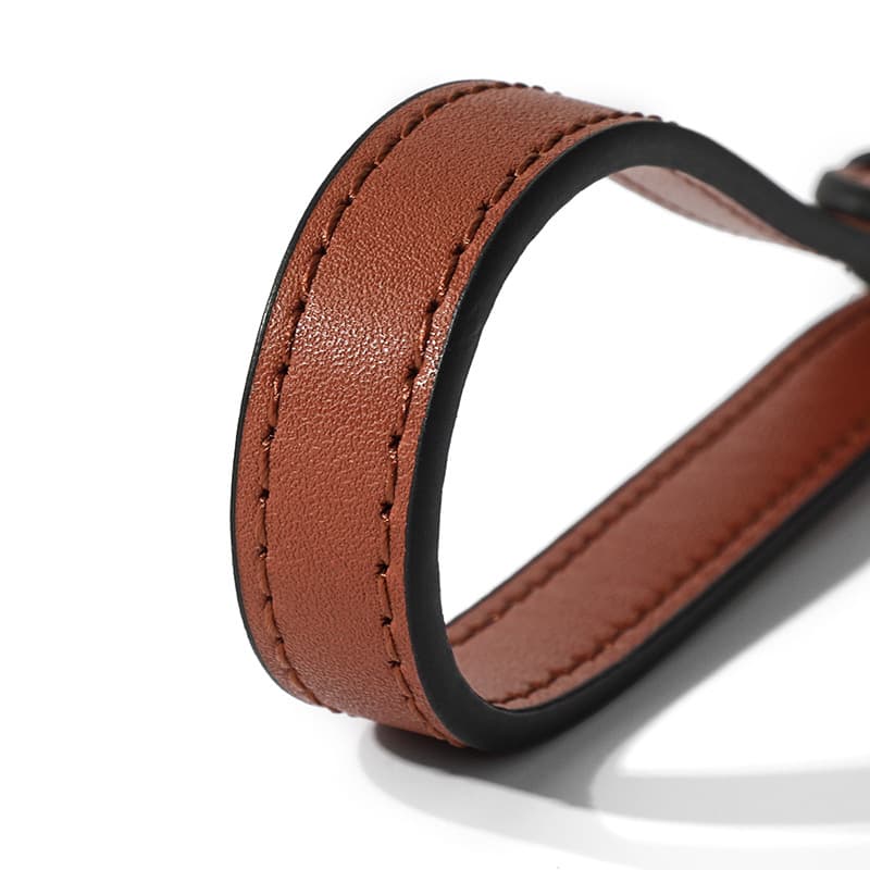 Mahuangshi G-1 Factory Wholesale Plain Cowhide Shoulder Strap Adjustable Single Shoulder Crossbody Genuine Leather Strap Chain Bag Strap