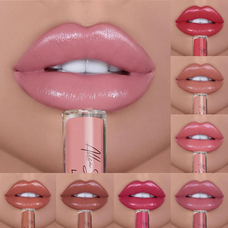Allen Shaw Creme Lip Gloss, a moisturizing and non-drying lip gloss sold through Amazon's fully managed platform.