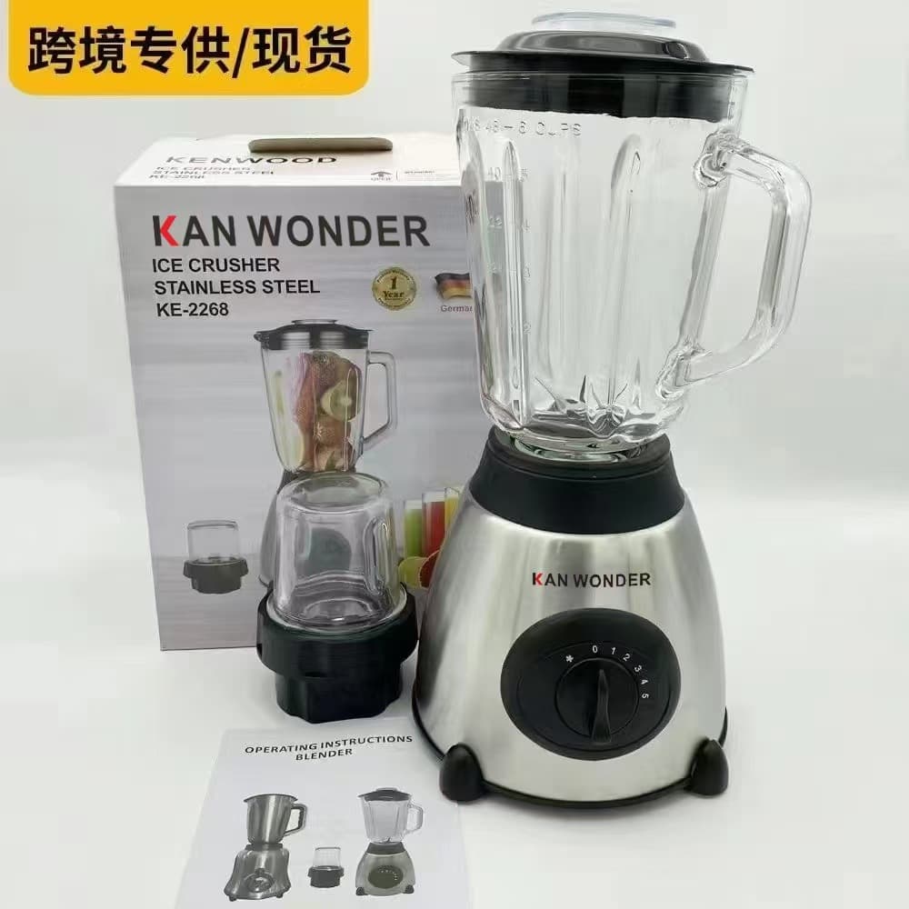 Electric Blender Glass Grinder Electric Juicer Vegetable Fruit Juicer Wholesale Cross-border Export