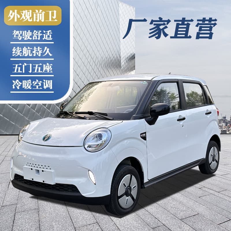 Electric Car for Adults, Road-Legal New Energy Electric Vehicle, High-Speed Lithium Battery, Home Electric Four-Wheel Scooter
