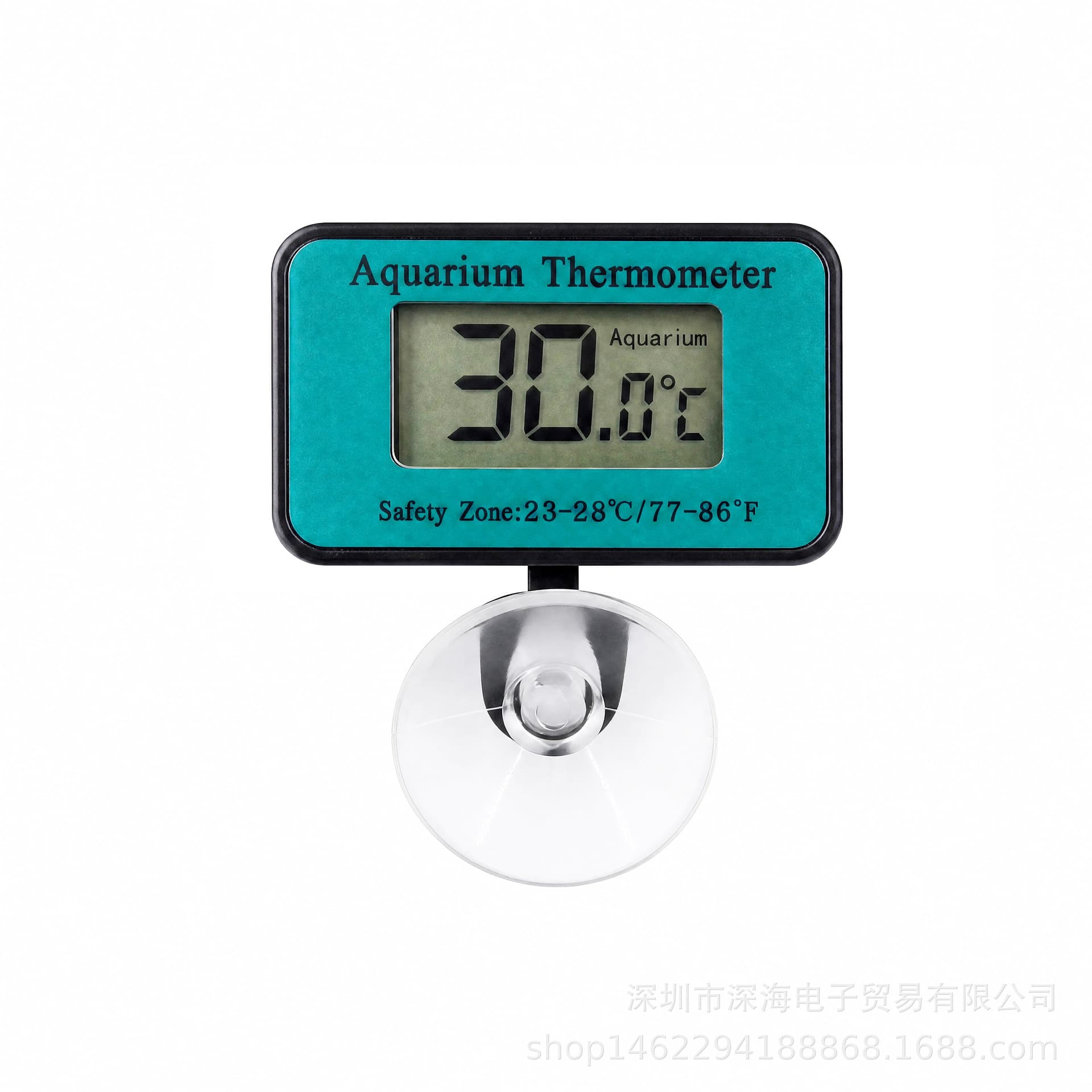 Aquarium Thermometer Electronic Digital Display Waterproof Thermometer for Inside and Outside Tank Digital Water Temperature Meter