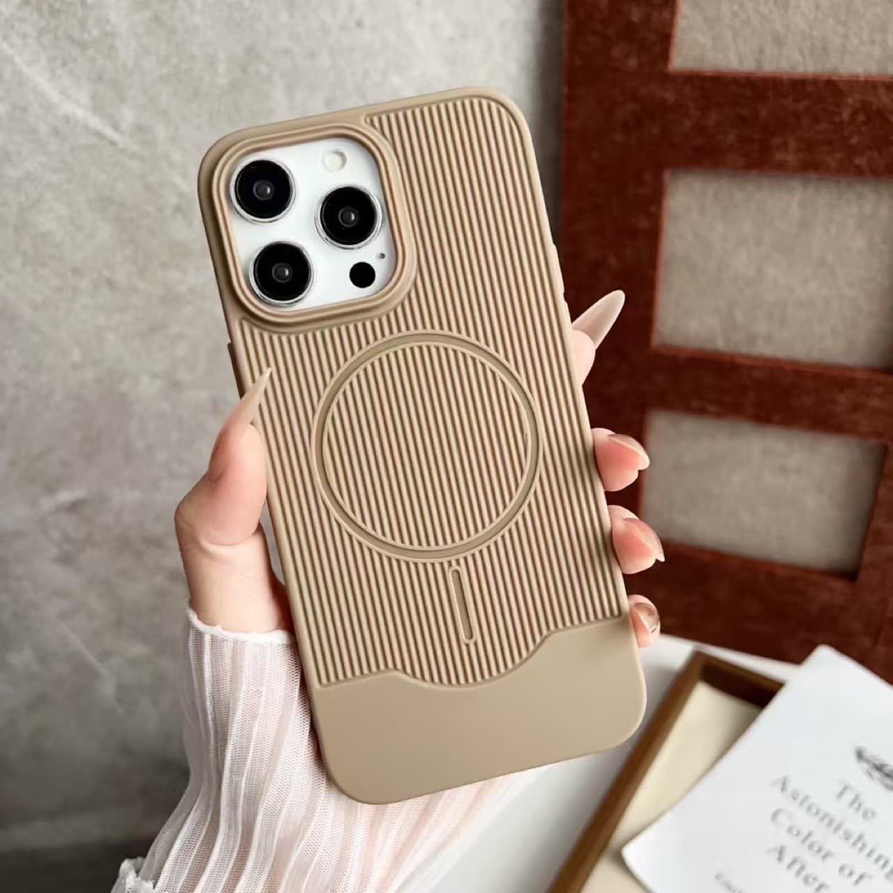 Compatible with iPhone 16 Pro Max TPU 15 Plus Phone 14 Protective 13 Magnetic Simple Soft Case 17