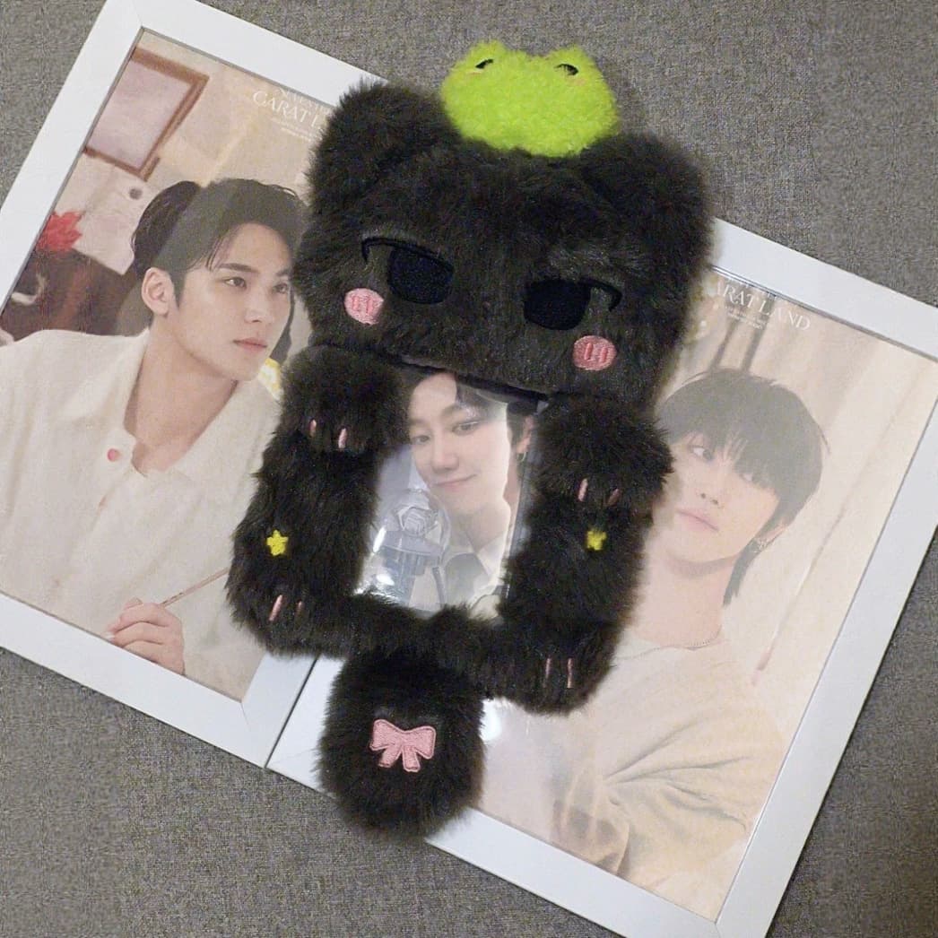 [luckPi.g Original] 2024 New Animal Series High-Appearance Celebrity Plush Card Sleeve Protective Case