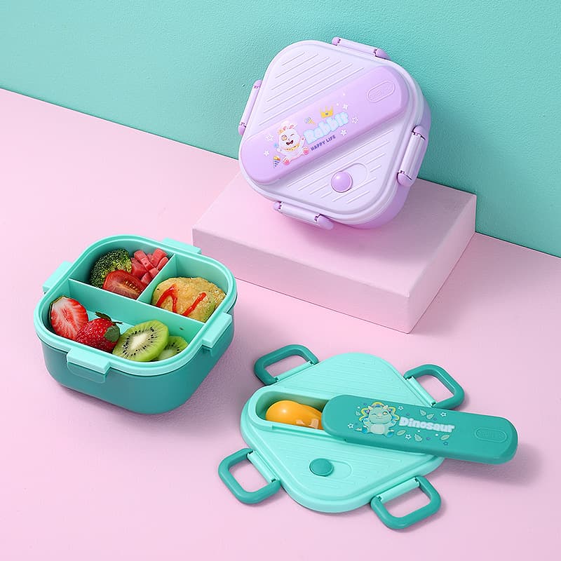 Lunchbox Portable Bento Box Cute Cartoon Compartment Kids Children Fresh Fruit Lunch Container