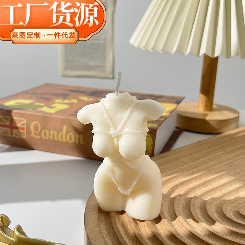Creative Photography Prop Funny Prank Birthday Candle Party Rope Sexy Women Scented Candle
