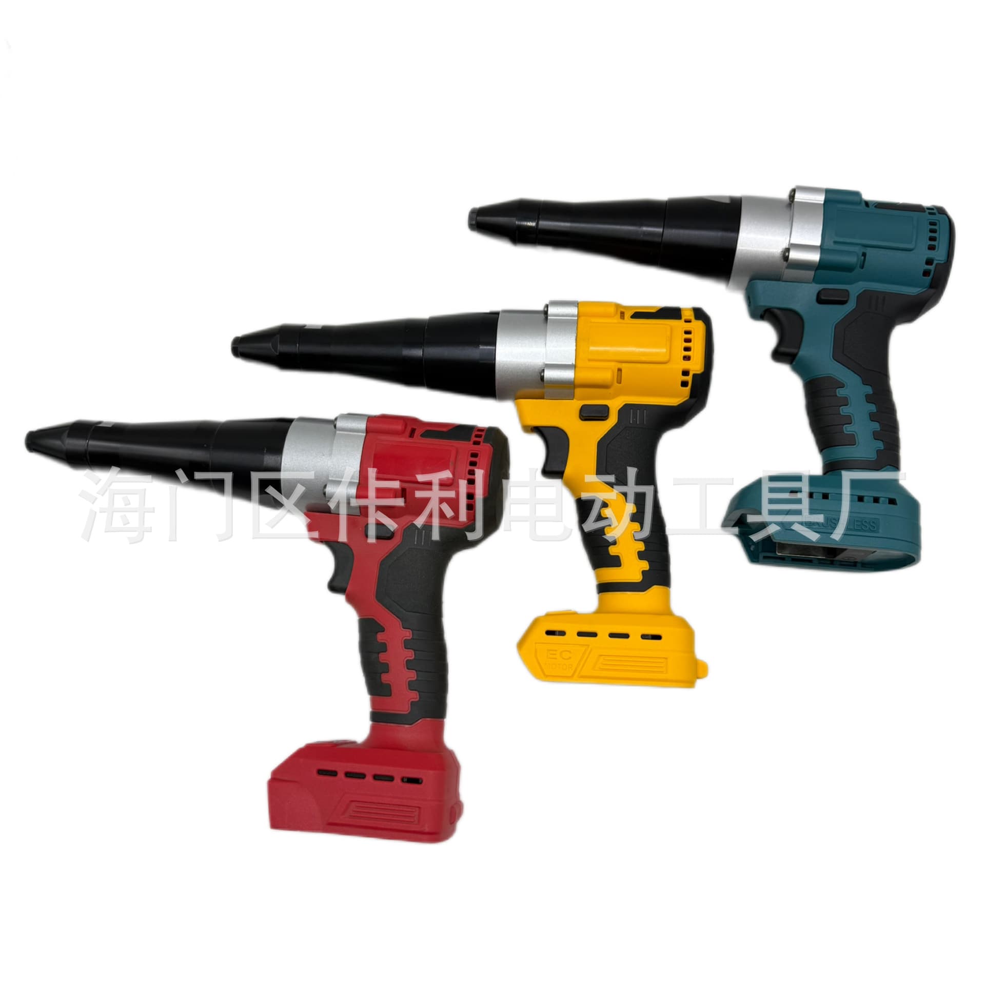 Cross-Border Trade Lithium Brushless Rivet Gun Stainless Steel Nuts Automatic Blind Wireless Handheld Multi-Functional