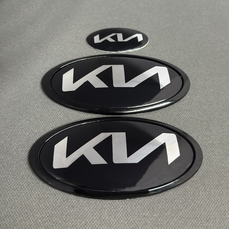 Compatible with new Kia logo modification KN hood front badge KIA Sorento K5 K3 Sportage Sportage Carnival rear badge