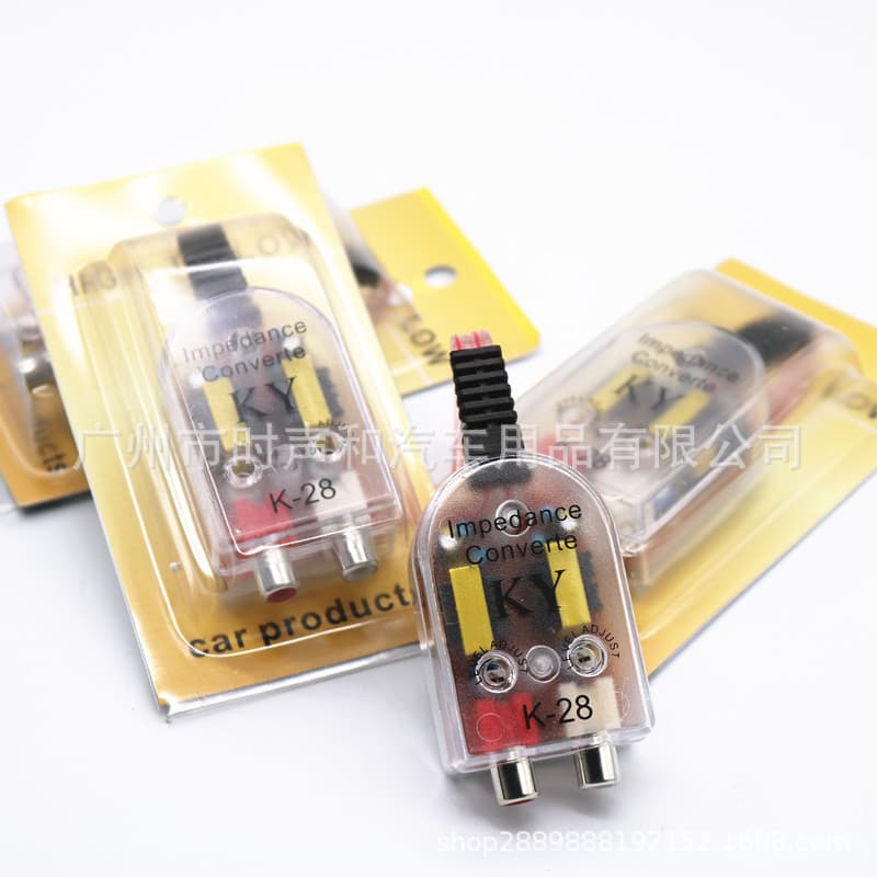 Car Amplifier Subwoofer Modification High-to-Low Converter High-Frequency to Low-Frequency Output K-28 Transparent High-to-Low
