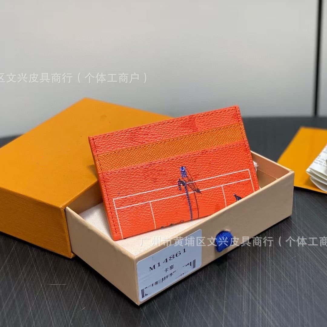 Cross-border Foreign Trade Card Holder Card Sleeve ID Case Multi-slot Card Clip Original Graffiti Card Holder High Version Coin Purse