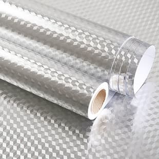 Cabinet Kitchen Oil-Proof Sticker Pad Aluminum Foil Fireproof Stove Waterproof Moisture-Proof Cabinet Self-Adhesive Wallpaper High Temperature Resistant