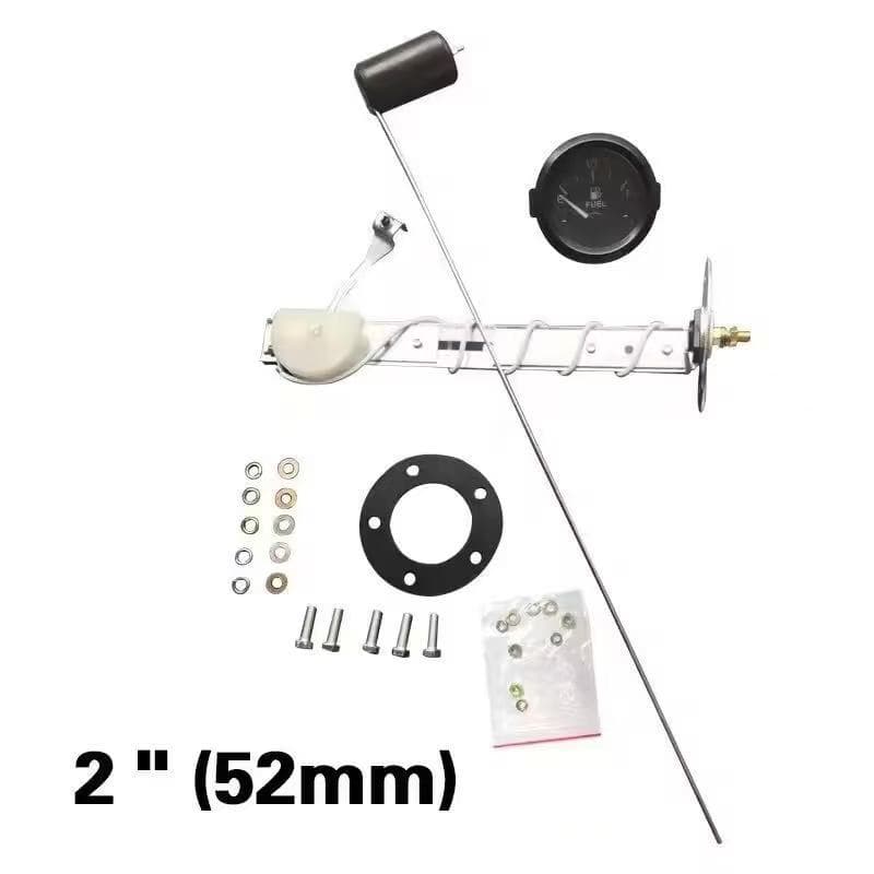 Factory Hot Selling Fuel Gauge Strap Fuel Float Sensor White LED Light Black Rim Car Dashboard 12V