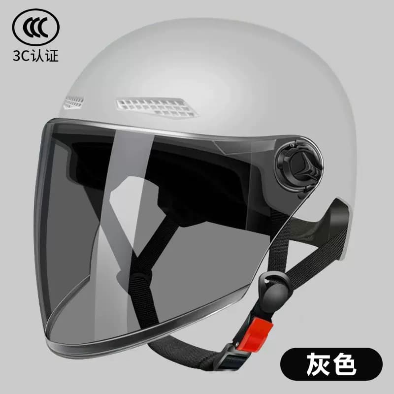 Unisex All-Season Half Helmet for Electric Scooters and Bicycles, 3C Certified Safety Helmet, New National Standard, Summer Sun Protection