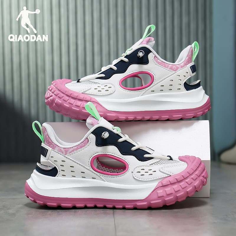 Jordan Girls' Sports Sandals 2026 New Summer Soft Sole Children's Single Mesh Shoes Boys Breathable Hollow Shoes