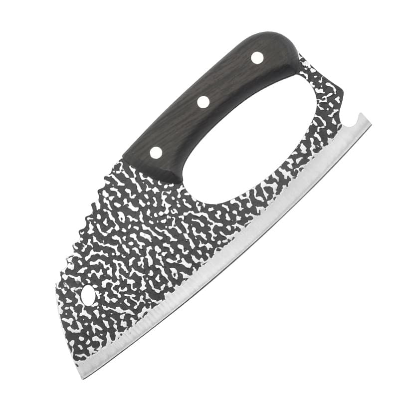 Factory Stock Stainless Steel Labor-Saving Hammer-Forged Cleaver Knife, Dimpled Vegetable Knife, Kitchen Knife for Export