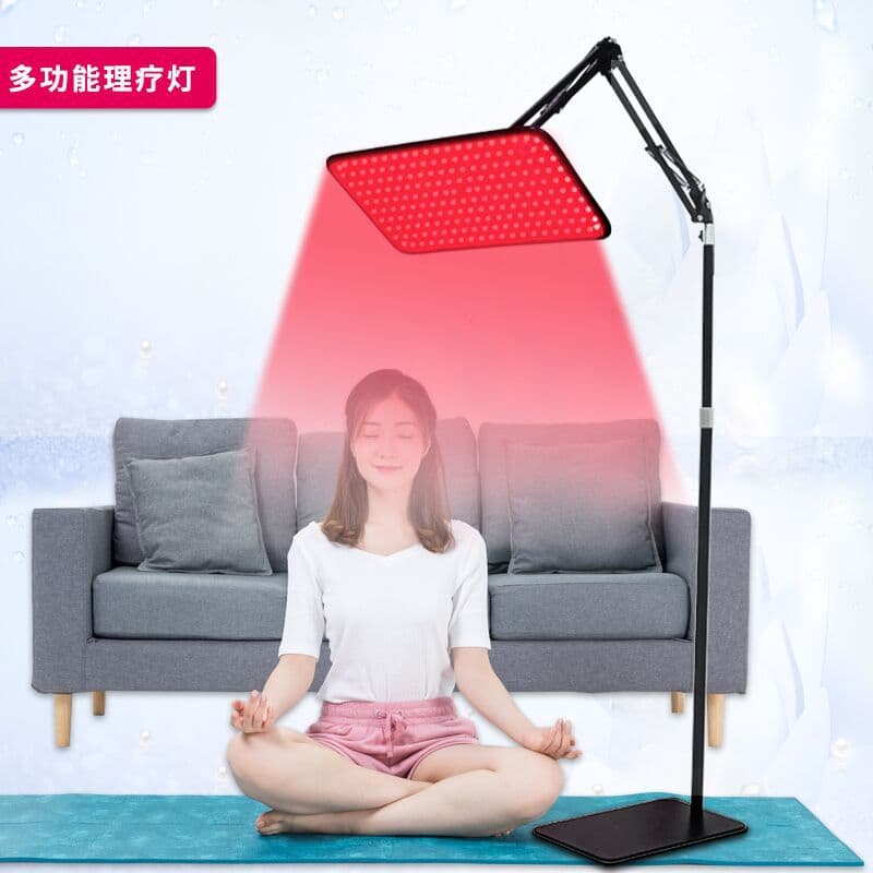 Infrared therapy lamp, LED far-infrared therapy lamp, skin beautification full-body floor lamp, red light 660nm 850nm 940nm