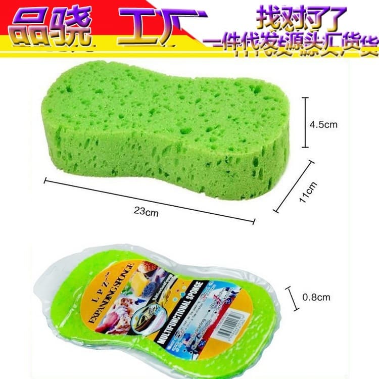 Large Car Wash Sponge Block, High-Density Nano Compressed Sponge for Strong Water Absorption, Car Drying Sponge