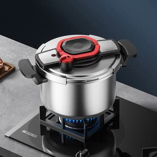 304 Stainless Steel Multi-Functional Pressure Cooker, Easy-Lift Pressure Cooker for Home Use