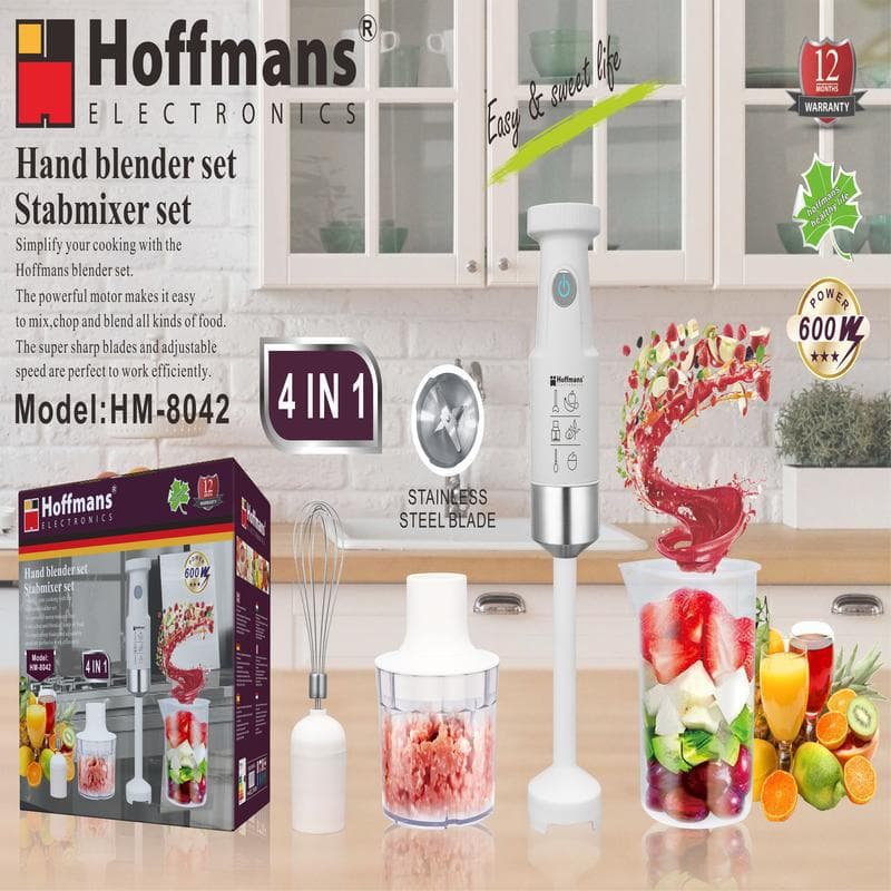 Export Hoffmans Blender 8042 4 in 1 Hand Blender 0.16cbm