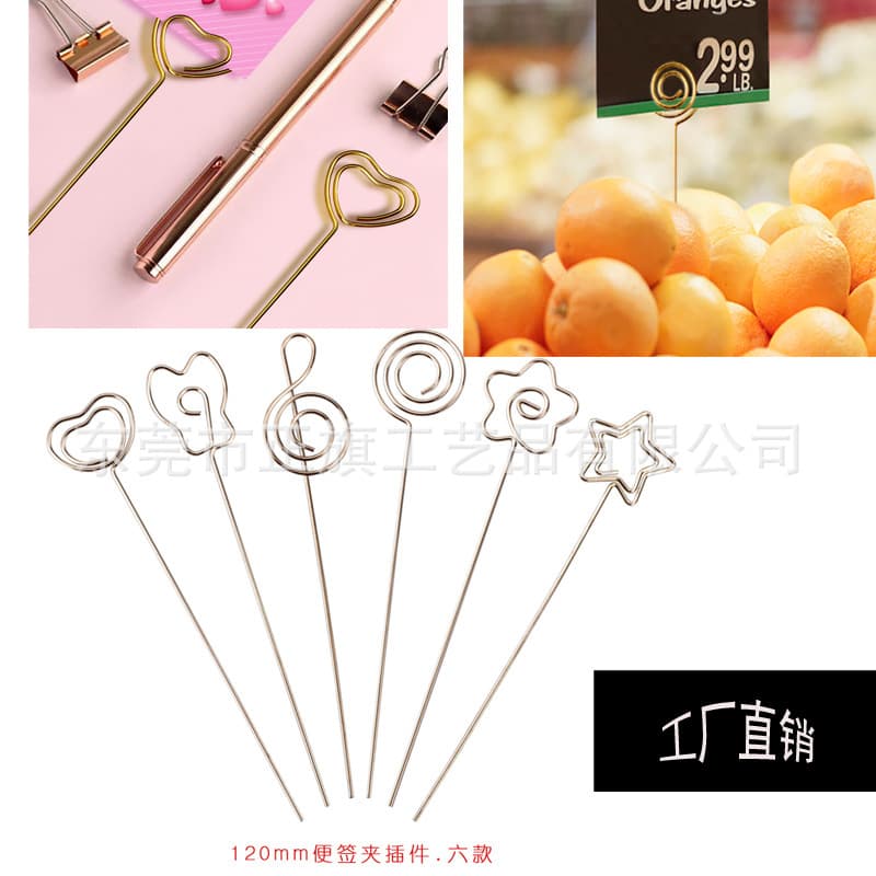 Taobao Sourcing 120 Note Clip Ins Home Colorful Clay DIY Accessories Vintage Hairpin and Note Holder