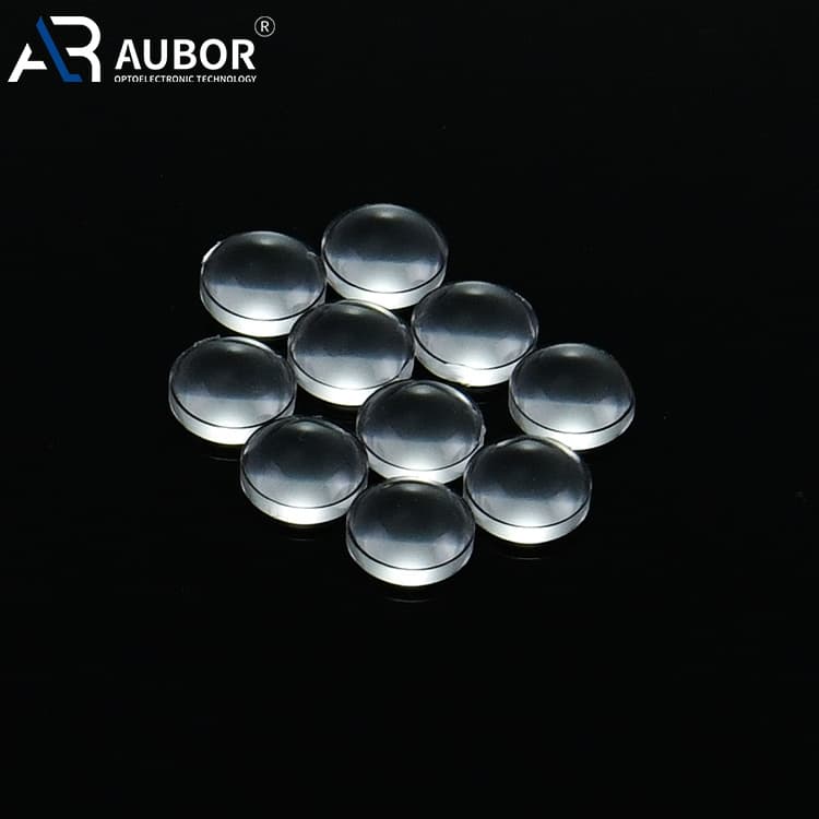 Background Suppression Stray Light Filtering Sensing Lens Made of High-Transmittance PMMA for Human Infrared Laser Detection