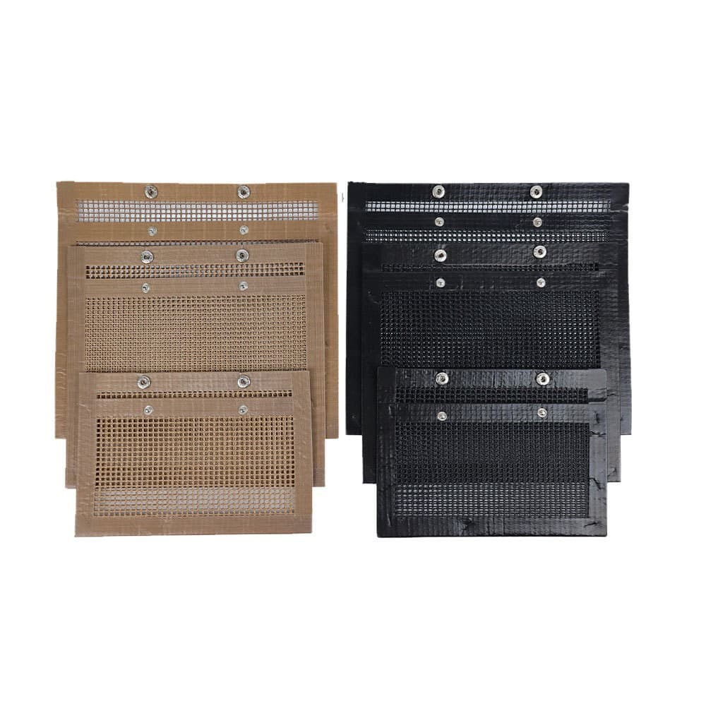 BBQ Grill Mesh Bag PTFE Fiberglass Non-Stick Grill Bag High Temperature Resistant Grill Bag