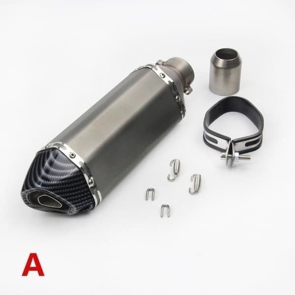 Motorcycle Exhaust Muffler Small Hexagon Exhaust Pipe Motorcycle Modified Exhaust Pipe