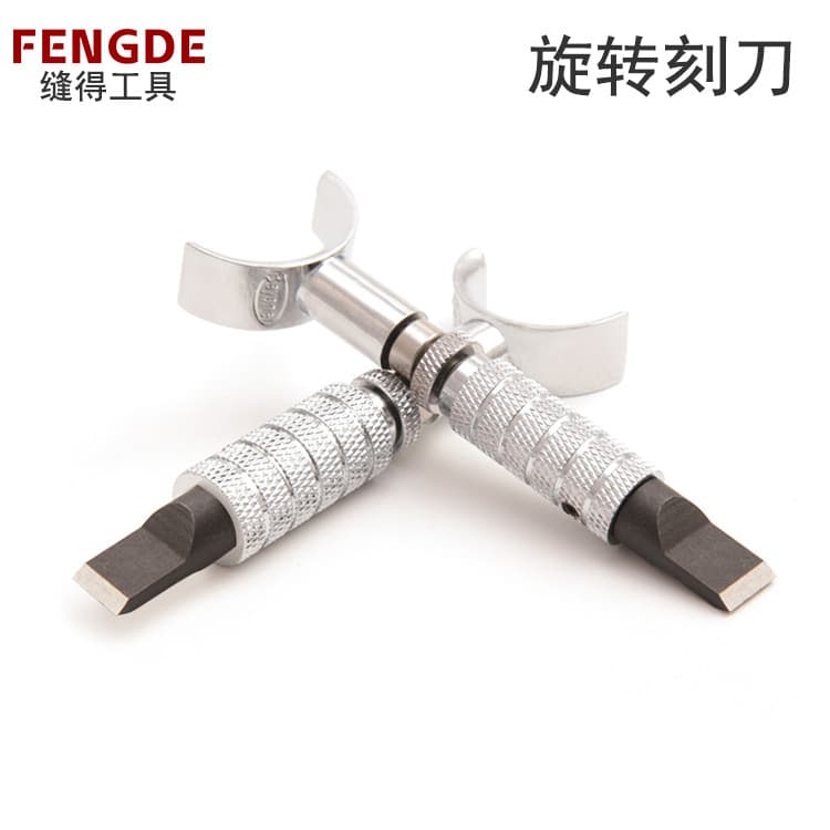 Hand-sewn leather art leather carving rotary carving knife diamond chopper groover edger leather carving printing tool edge oil pen edge oil box