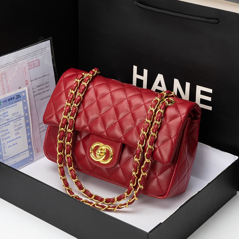 Cross-border Dropshipping 2025 New Women's Bag, Chanel-style Diamond Quilted Chain Bag, Fashionable Crossbody Bag, New Shoulder Handbag