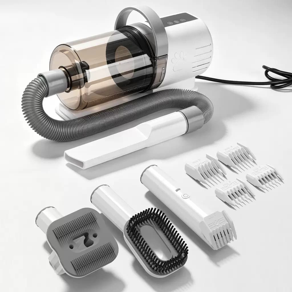 New Cross-Border Pet Multifunctional Grooming Vacuum Kit Dog Vacuum Cleaner Clipper