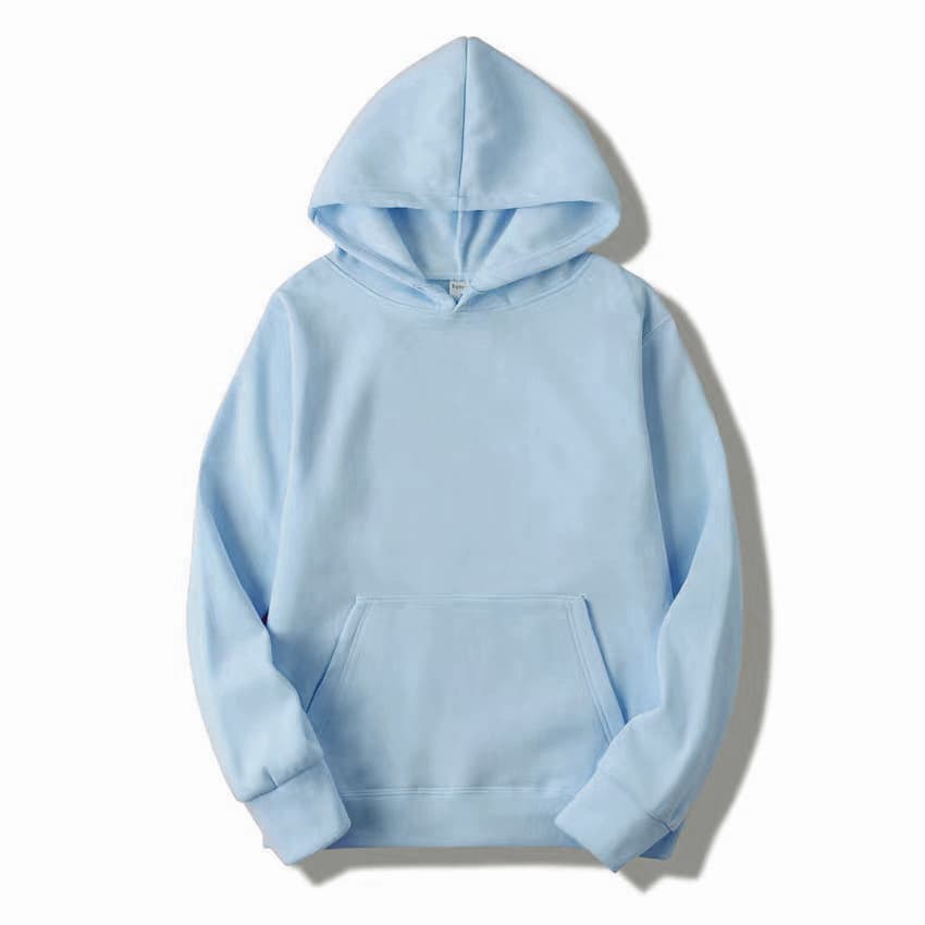 International Station Fleece-Lined Unisex Hoodie, Autumn/Winter Fleece Solid Hoodie, 18 Colors, Sweatshirt with Hood, Wholesale Ready Stock
