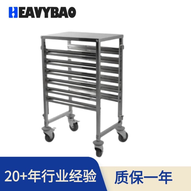 Baking Pan Rack Cart 6-Tier Commercial Pie Pan Rack Kitchen Hotel Stainless Steel Tray Storage Shelf Rack Cart Bread Rack