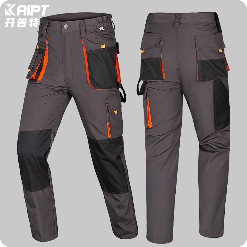 3D Large Pocket Multi-Pocket Work Pants, Loose Reinforced Design, Custom Workwear, Auto Repair Engineering Work Pants