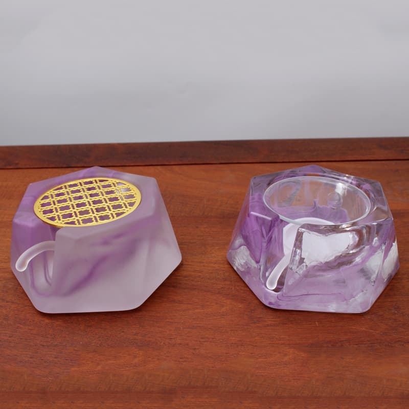 New ink-warming tea stove candle base heat preservation stove, heating tea warmer, restaurant hotel home use candlestick