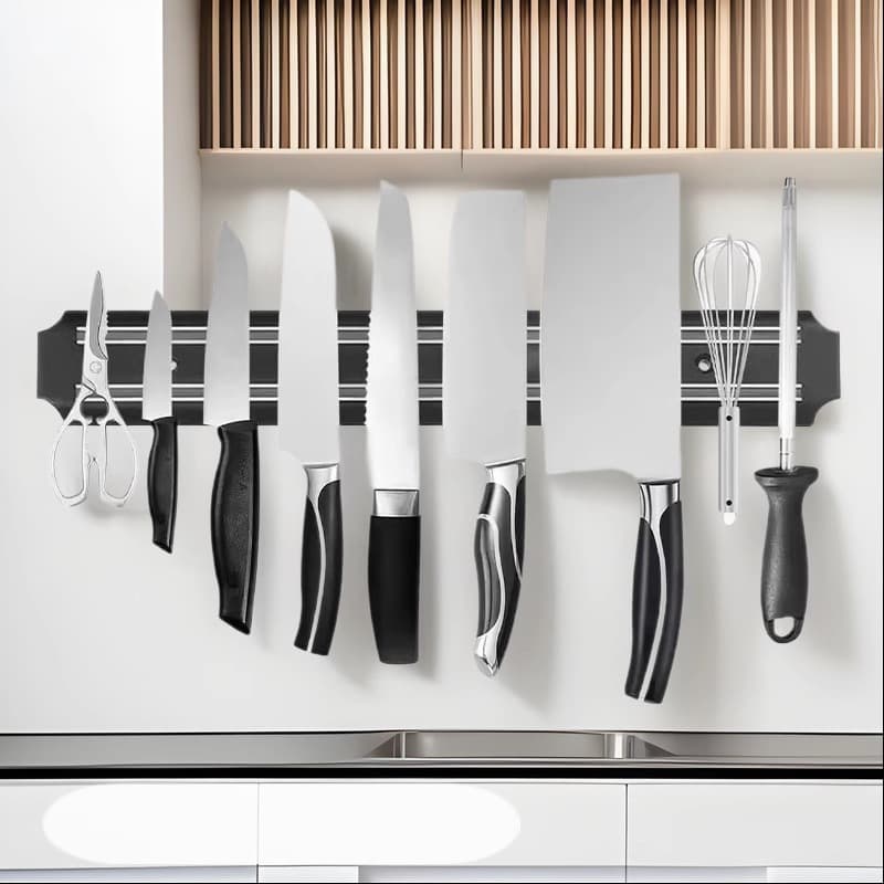 Cross-border magnetic knife holder 3338 50 55CM magnetic stripe, specializing in household kitchen knife and tool storage racks.