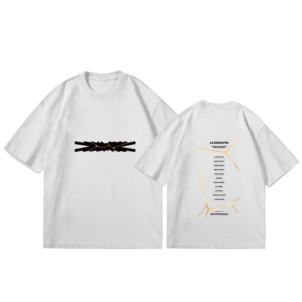 Kpop Girl Group Le Sserafim 2022 Return Mini Album Antifragile Short-Sleeved Singing Suit