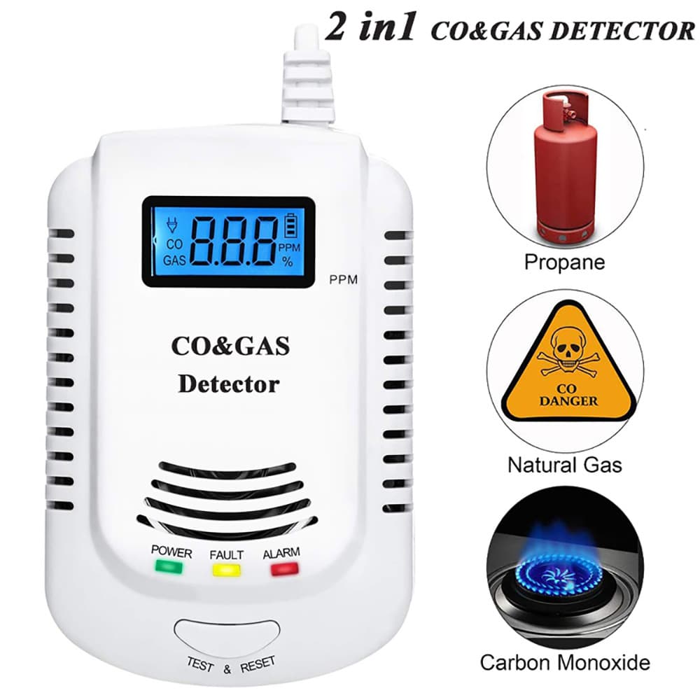 CO Sensor Carbon Monoxide Detector Combustible Propane Butane Methane Natural Gas Safety Alarm Sensor