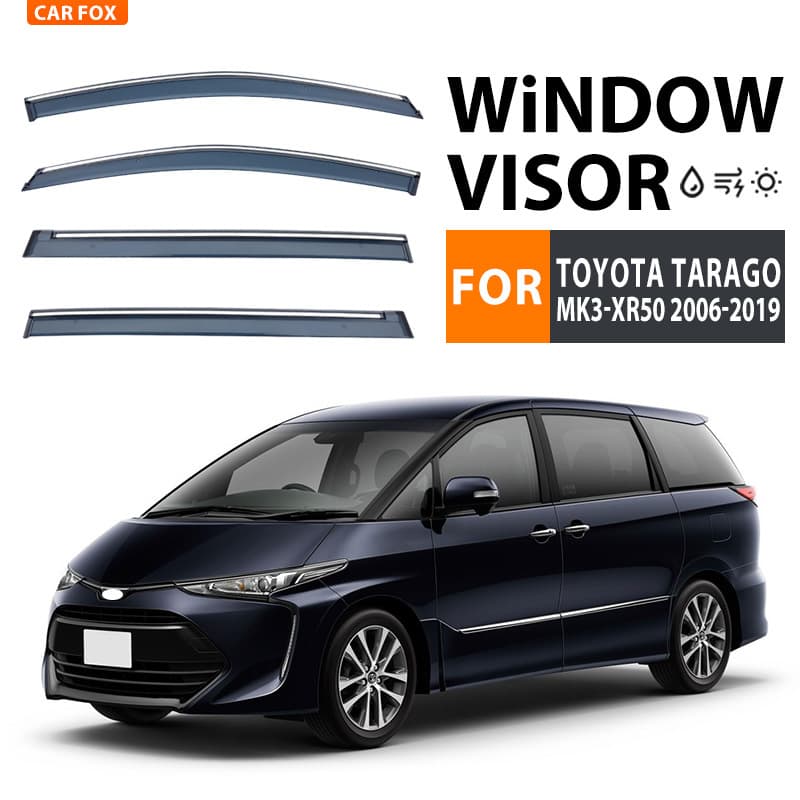 Window Visor for Toyota Tarago - Rain Guard, Sunshade, Rain Shield