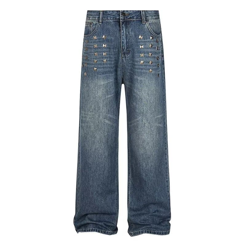 Popular lazy Japanese fashion temperament trendy jeans literary Harajuku versatile ins simple new style