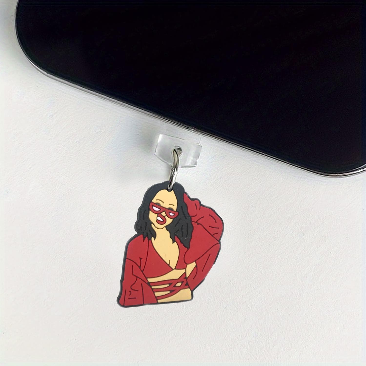 Amazon Carogi Phone Dust Plug Dunhuang Portable Pendant PVC Soft Rubber Tail Plug Decoration Cross-border Hot Sale