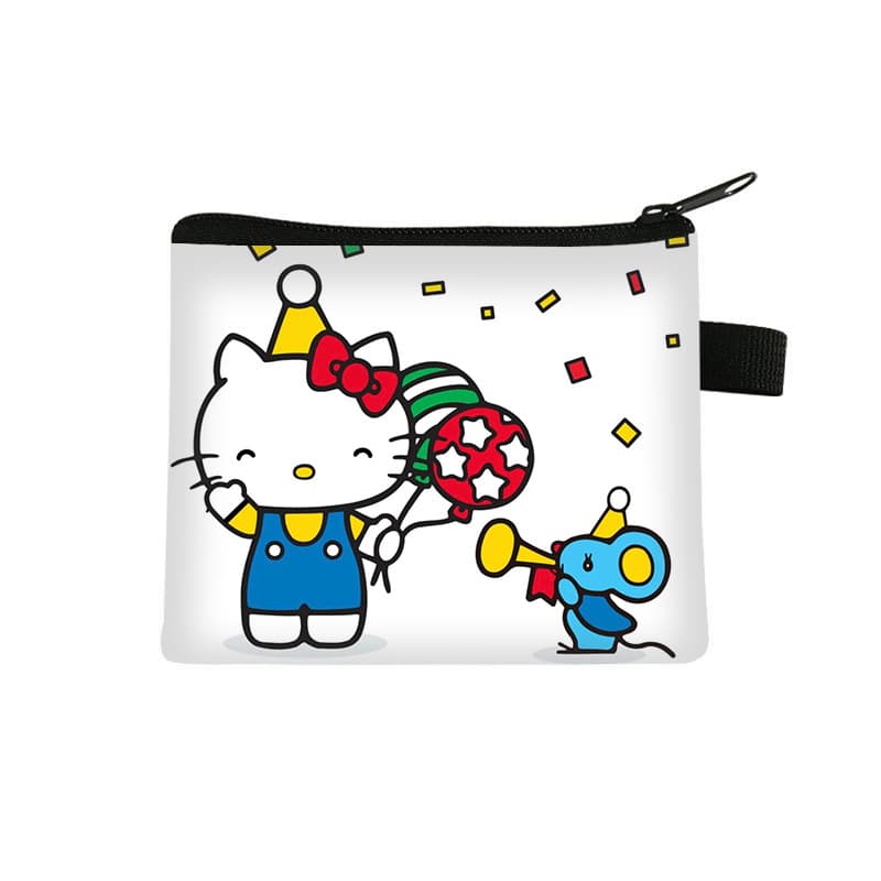 2026 New Christmas Hellokitty Bag Mini Children's Coin Purse Cute Card Holder Storage Bag Wholesale Hot