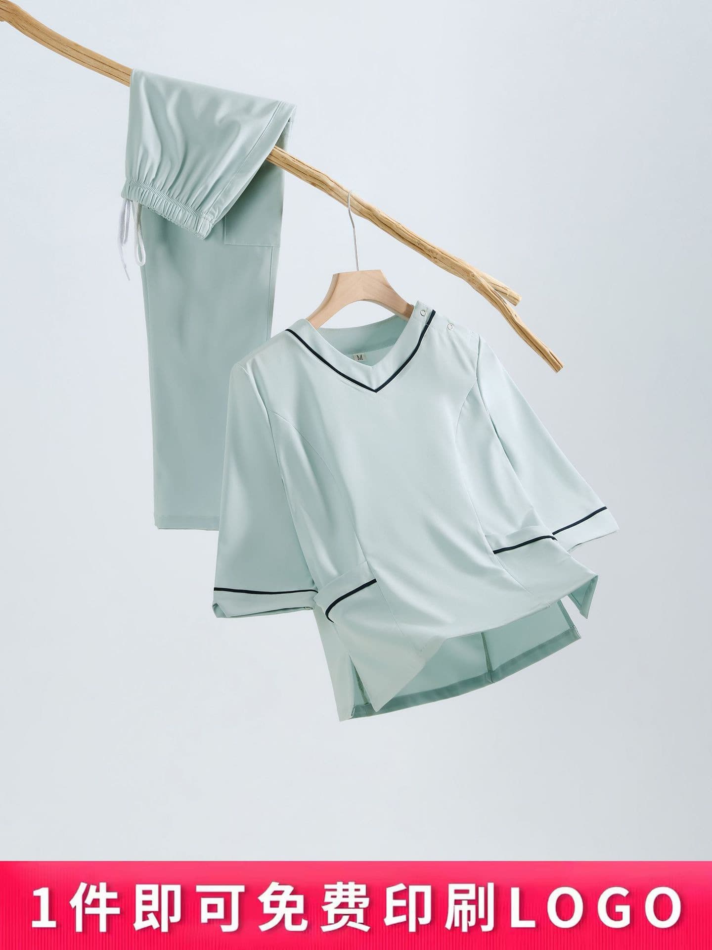 Korean-Style Quick-Dry Nurse Beauty Salon Work Uniform Dental Clinic Doctor Beauty Salon Maternity Center Maternity Nurse Uniform